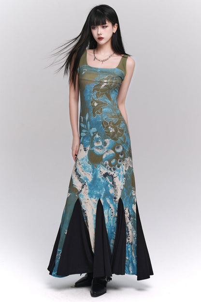 Chinese Style Fishtail Dress