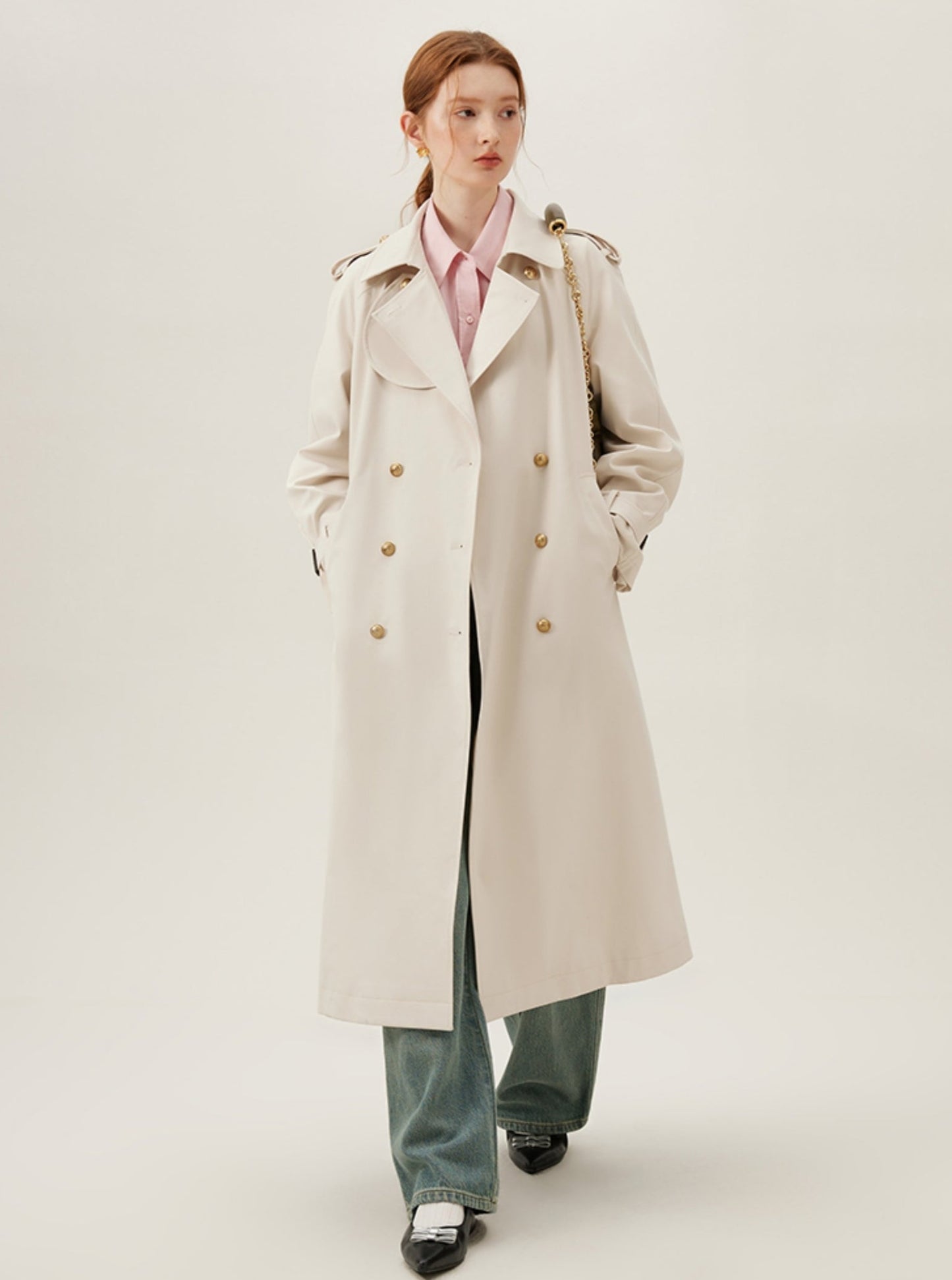 Korean Trench Mid-length British Coat