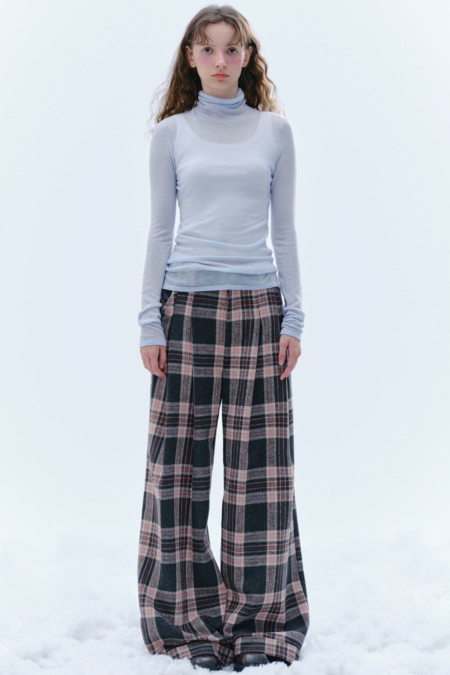 Vintage Tweed Plaid Pants