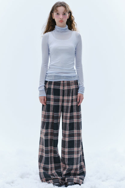 Vintage Tweed Plaid Pants