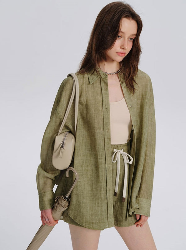 Ramie Tencel Sunscreen Set-Up