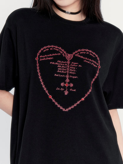 Slightly Stretch Sweet Love T-Shirt