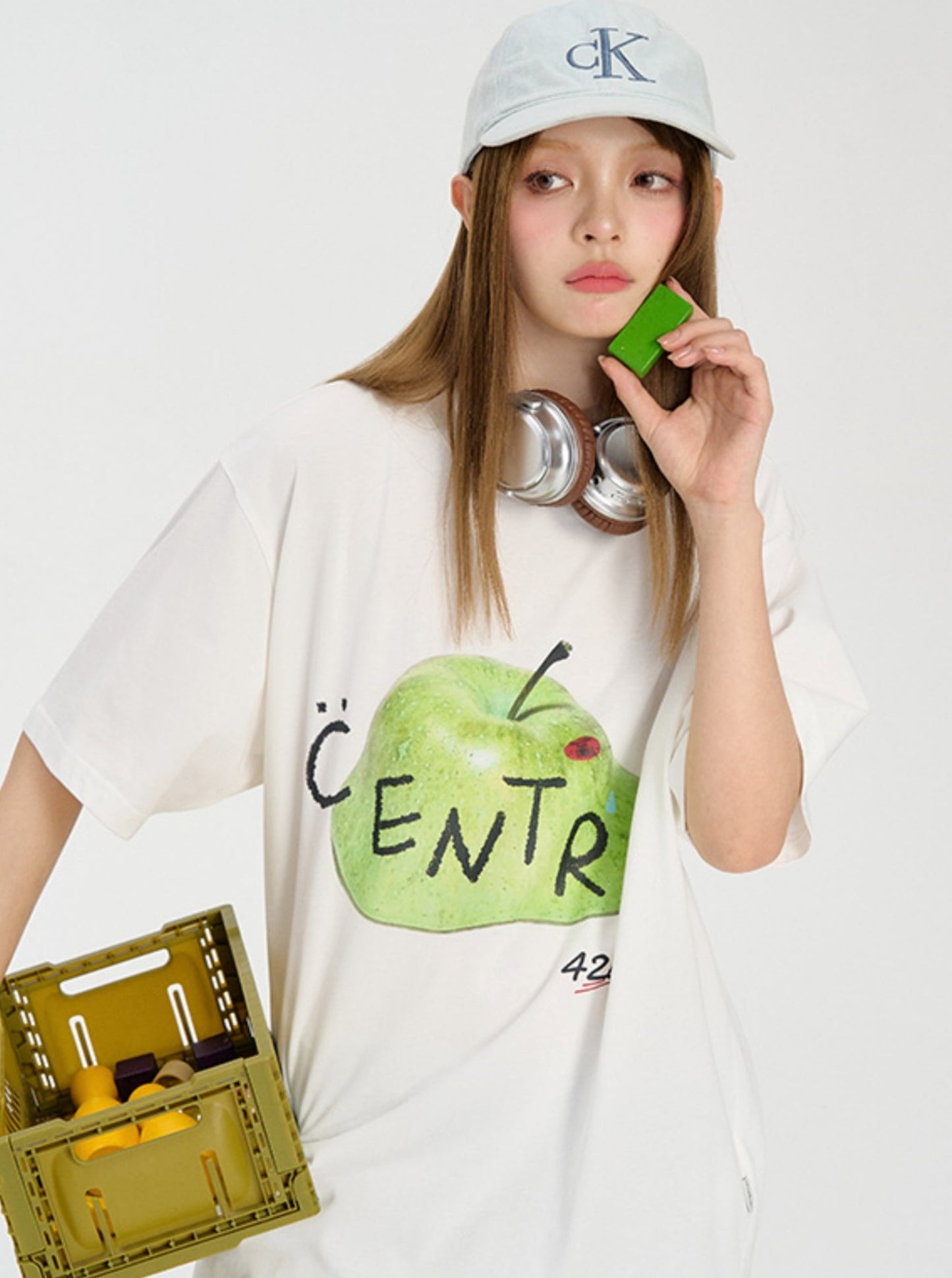 Loose Fit Melt Apple T-Shirt