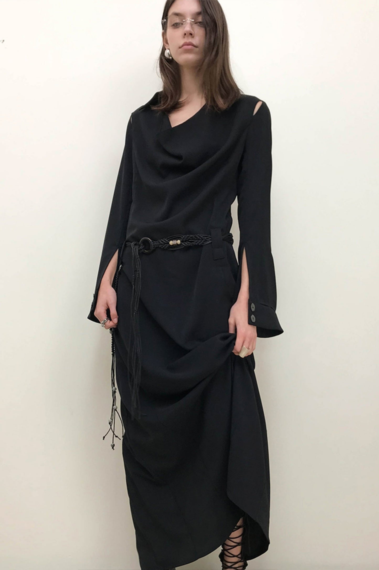 High-end Black Long Dress