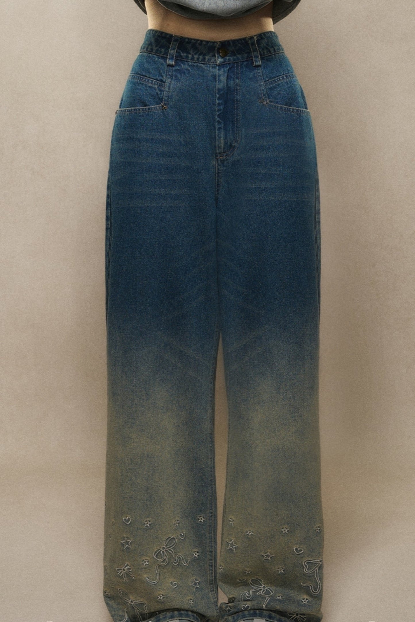 Blue Heavy Duty Washed Gradient Set-Up