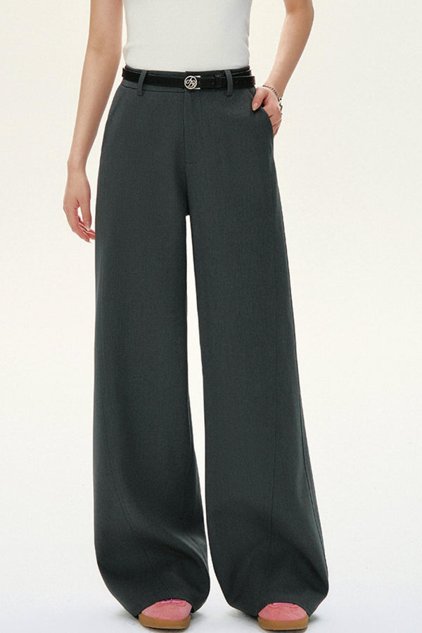 Tailored Wide-Waist Trousers