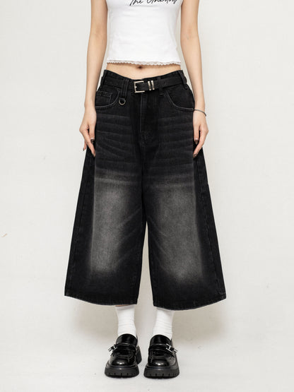 American Vintage Denim Cropped Pants