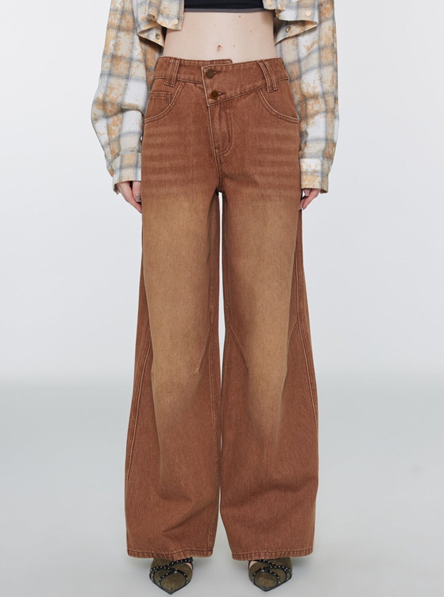 American Retro High Straight Leg Pants