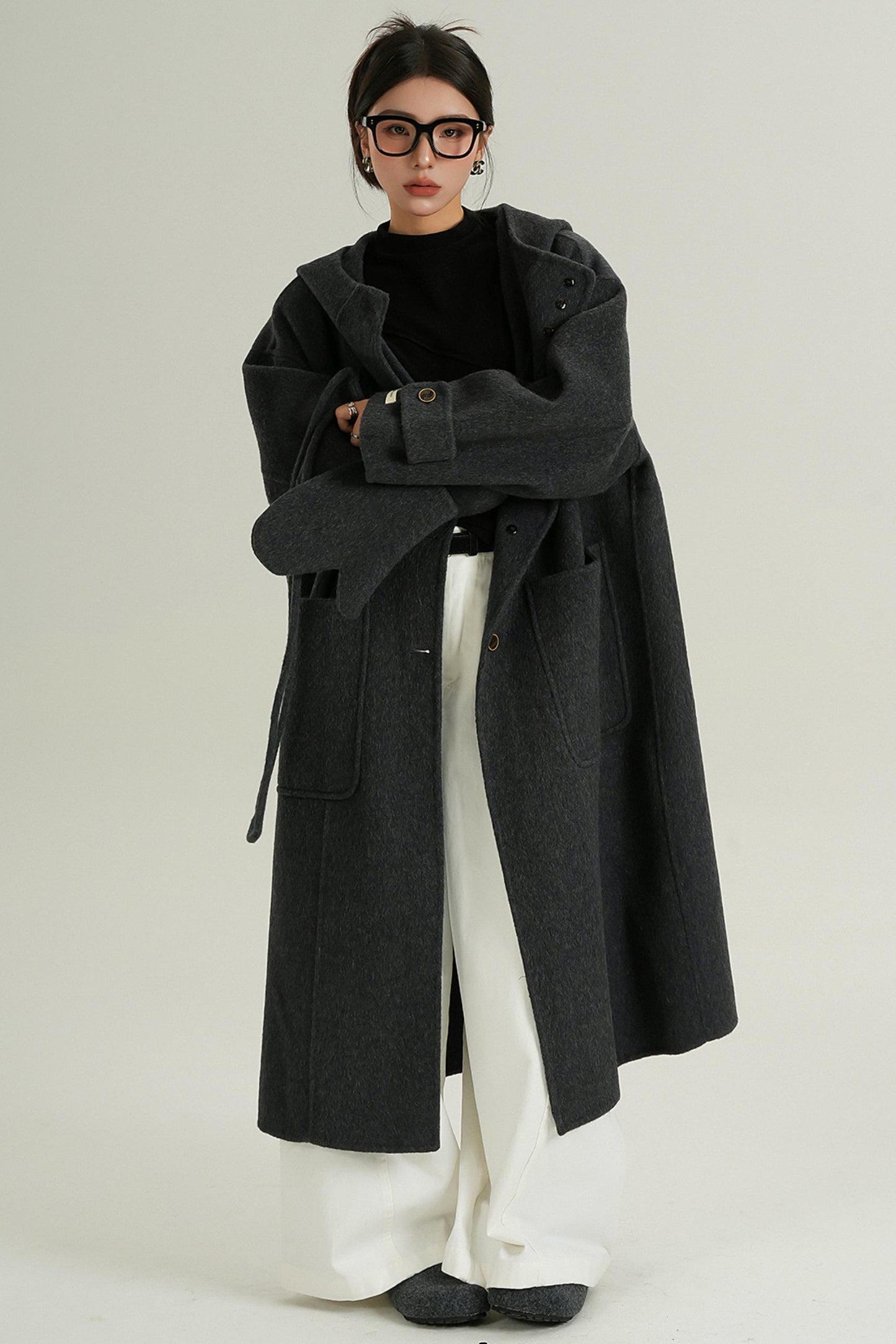 Double-Faced Cape Glove Coat