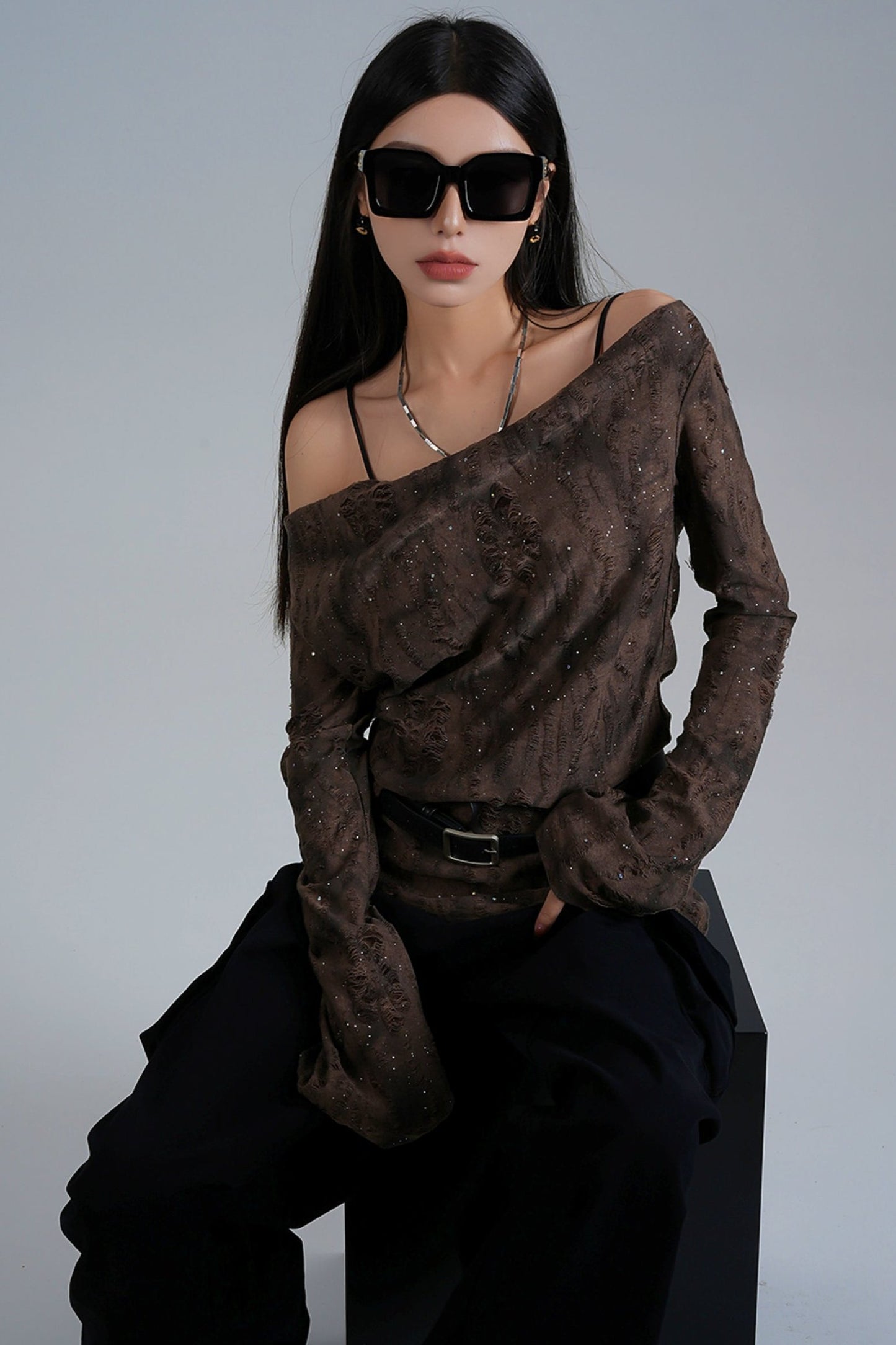 American Wasteland Off-Shoulder Top