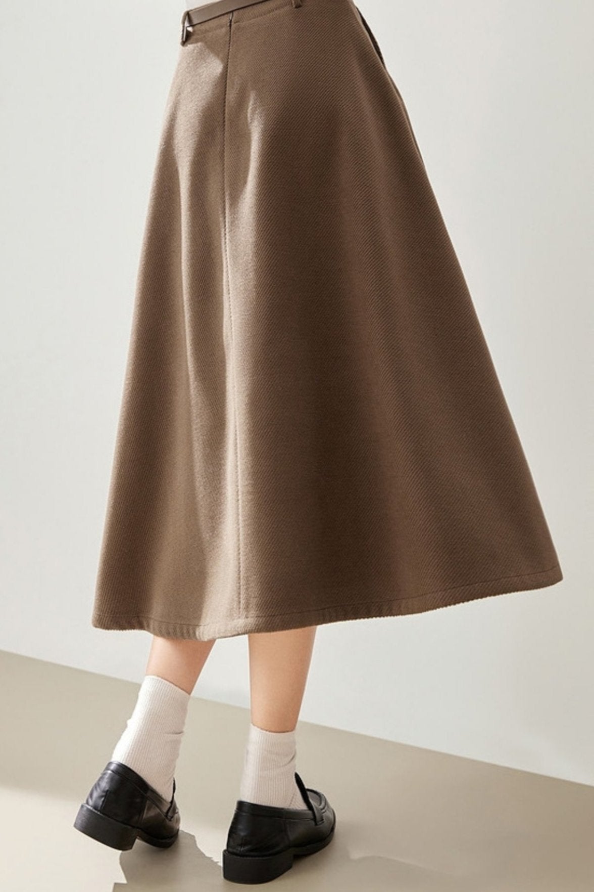 Temperament Mid-length A-line Skirt