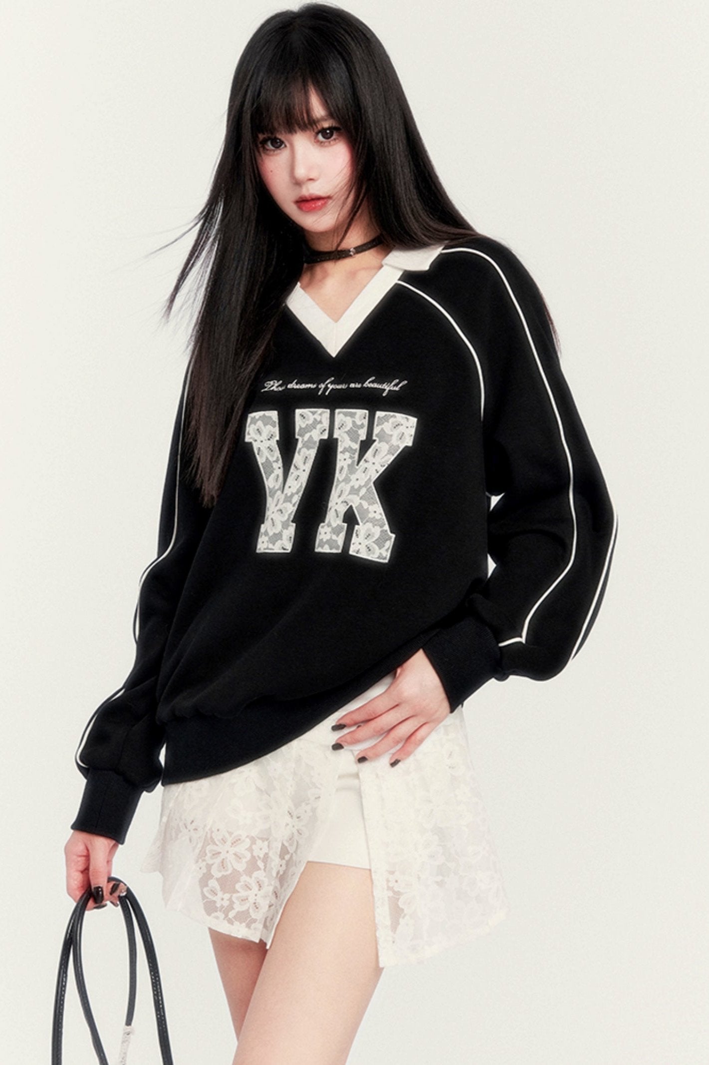 Embroidered VK Patch Sweatshirt