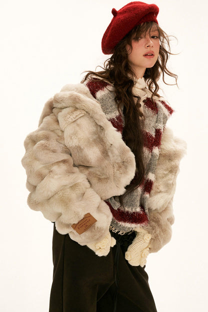 Ball Fluff Loose Wool Coat