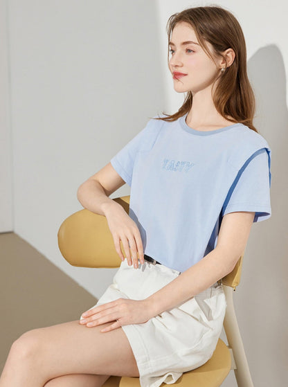 Undershirt hort Sleeve Cotton T-Shirt