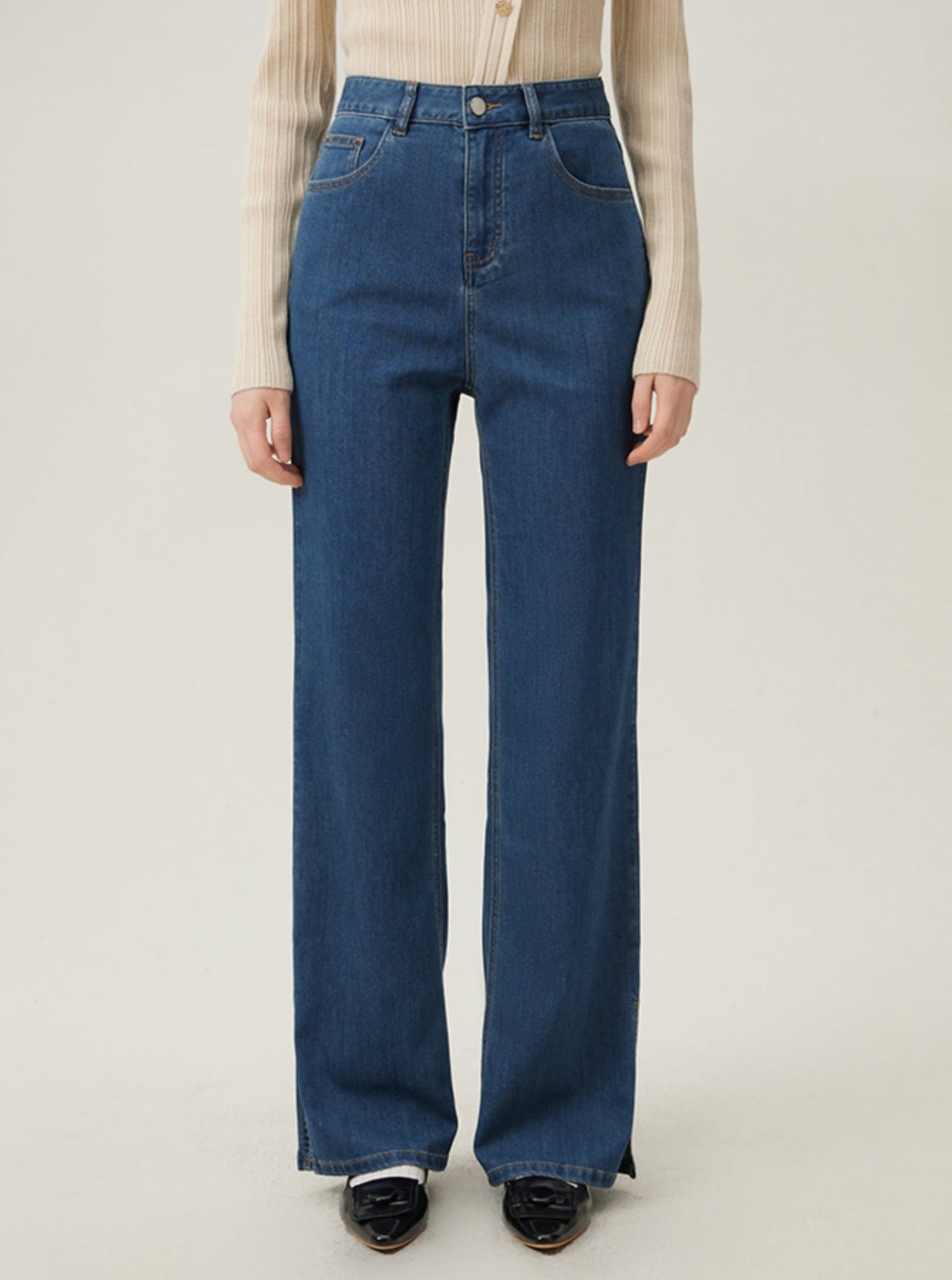 Vintage Versatile Straight Jeans Pants