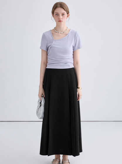 Chinese Dark Pattern Jacquard Skirt