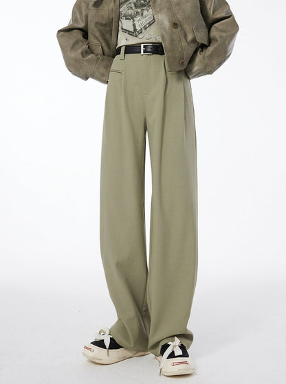 Fairy Pocket Wide Suit Pants