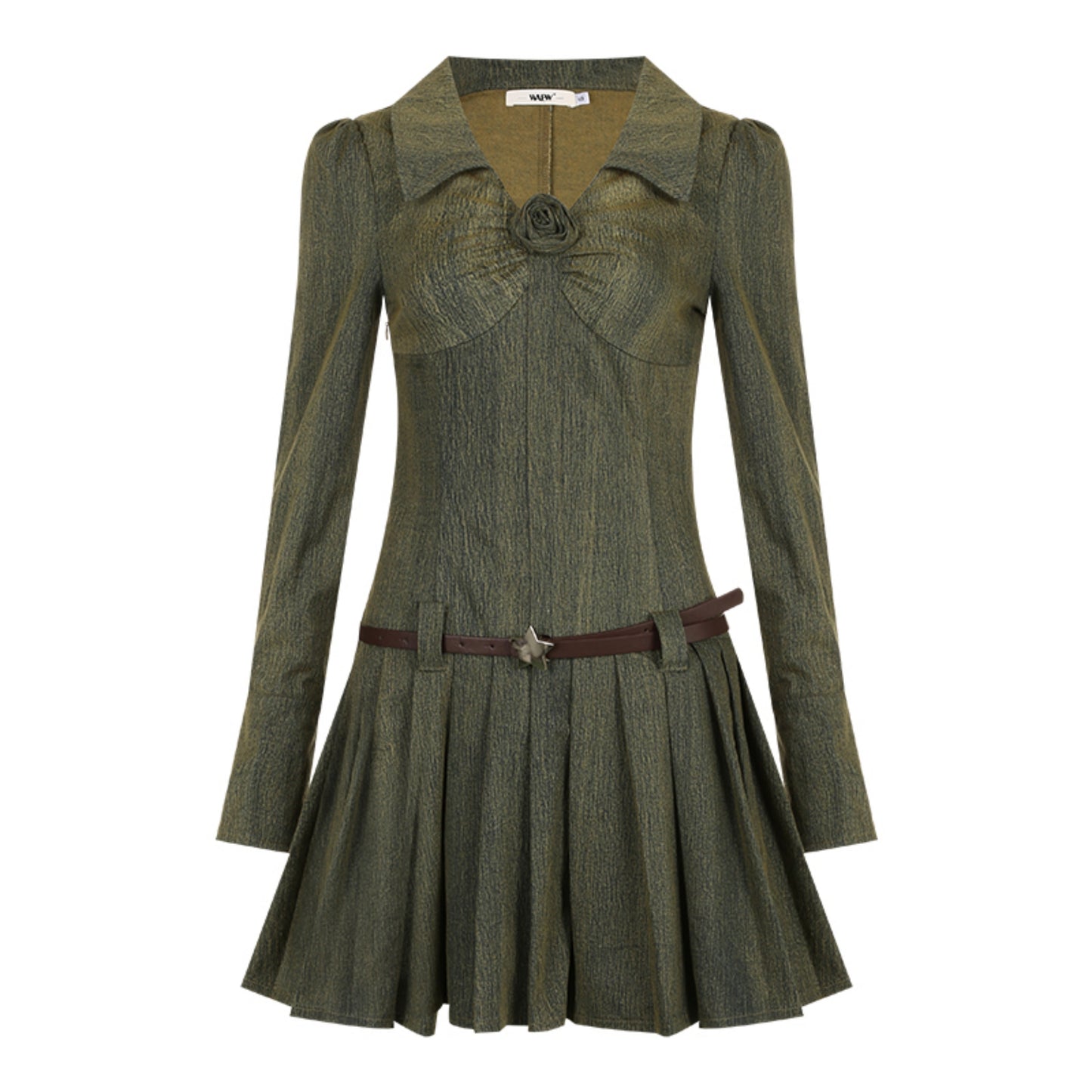 American Retro Denim Dress