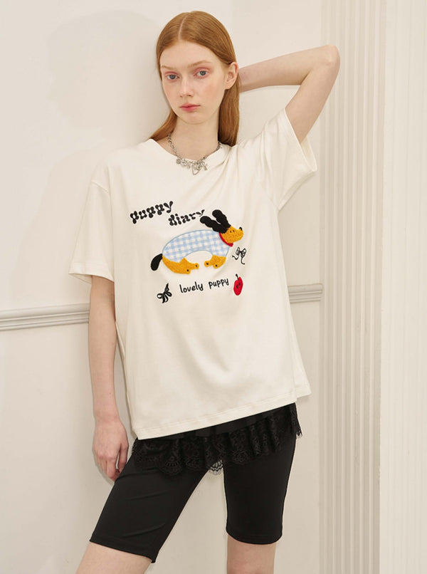Fun Patch Puppy T-Shirt