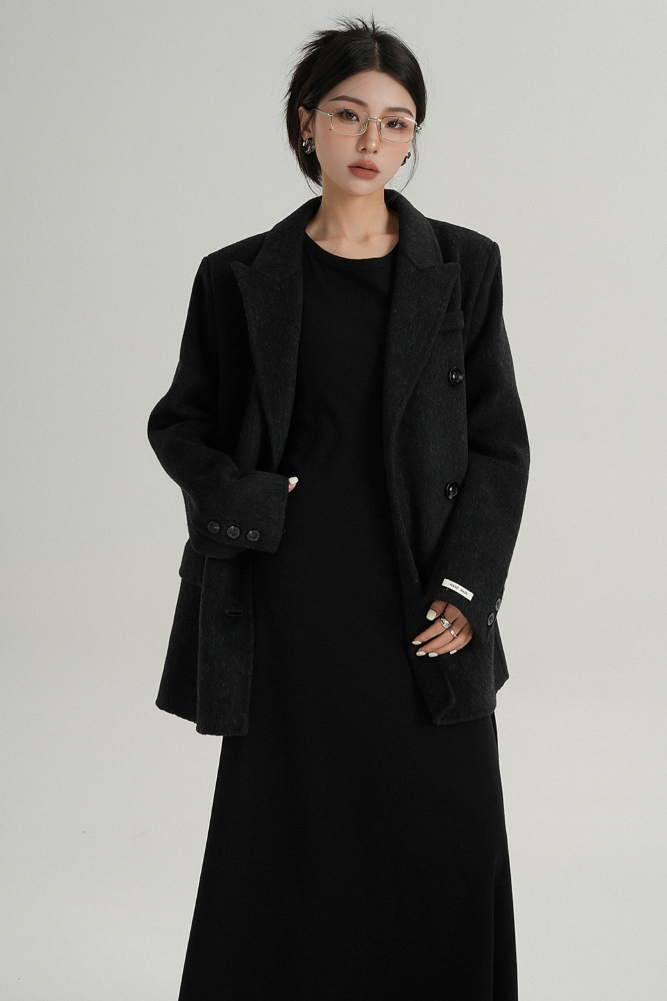 Premium Double-Breasted Wool Jacket