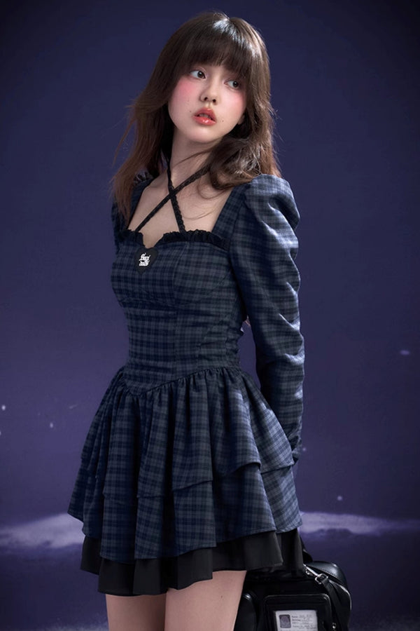 Prinzessin Stil Halterneck Kuchen Lolita Kleid 