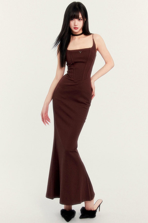 Elegantes Slim-Fit Meerjungfrau-Kleid 