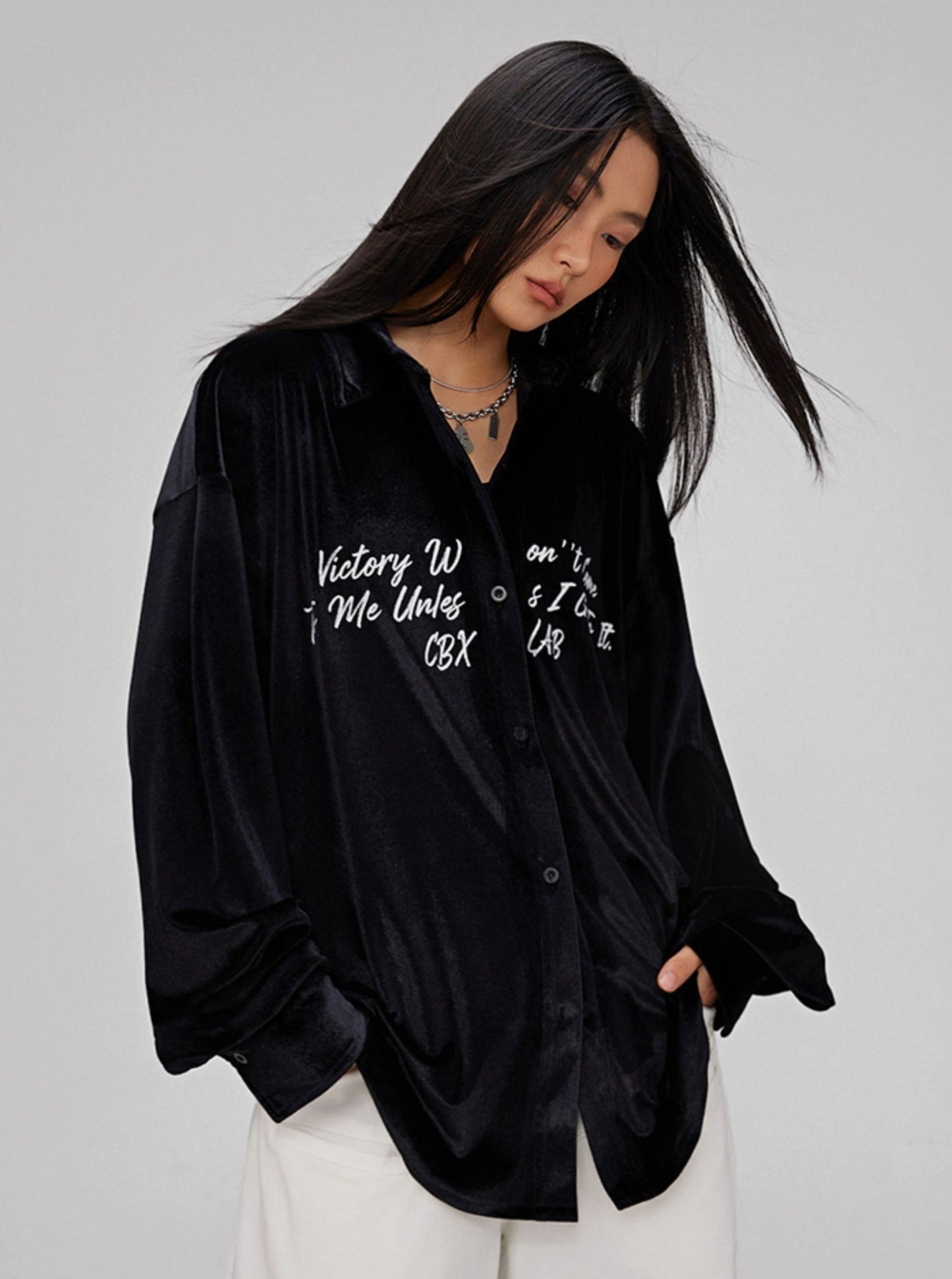 Black Velvet Hip Hop Top