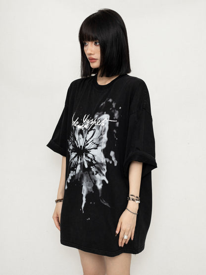 Butterfly Print Loose T-Shirt