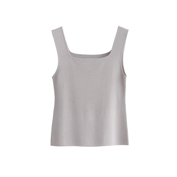 Sleek Knit Summer Tank