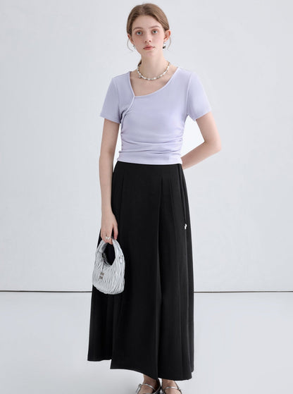 Chinese Dark Pattern Jacquard Skirt