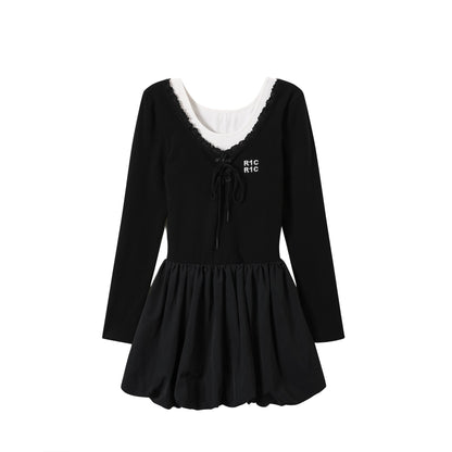 Color Clash Sleeveless Summer Dress