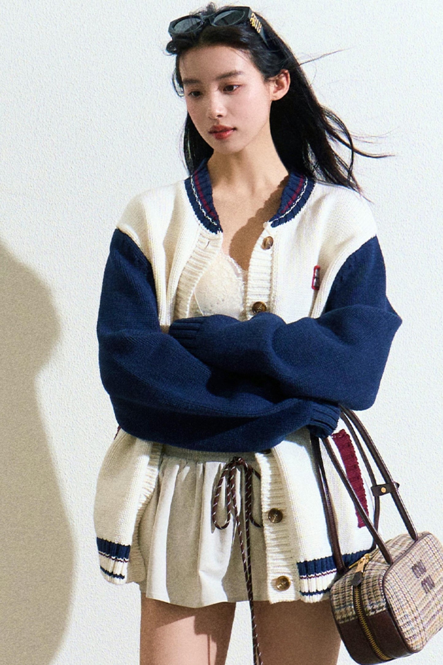 Logo Label Baseball Loose Jacket