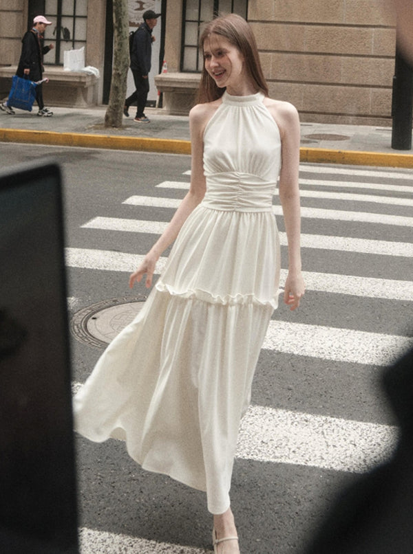 French Halterneck Dress