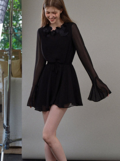 French Chiffon Dress