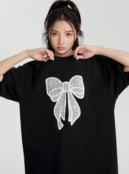 Lace Bow T-Shirt