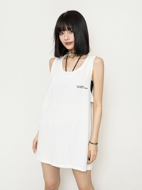 Retro Loose Casual Sleeveless Top