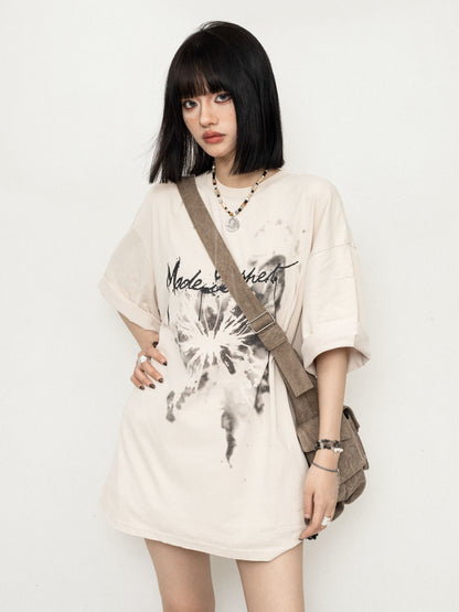 Butterfly Print Loose T-Shirt