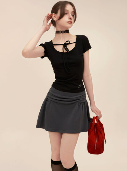 A-Line Pleated Babes Skirt