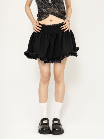 Slim Black Tutu Skirt