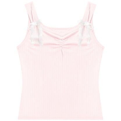 Retro Chic Bow Tank Top