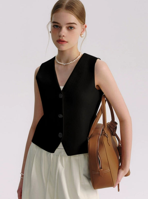 High-Waisted Pleated Banana Set-Up