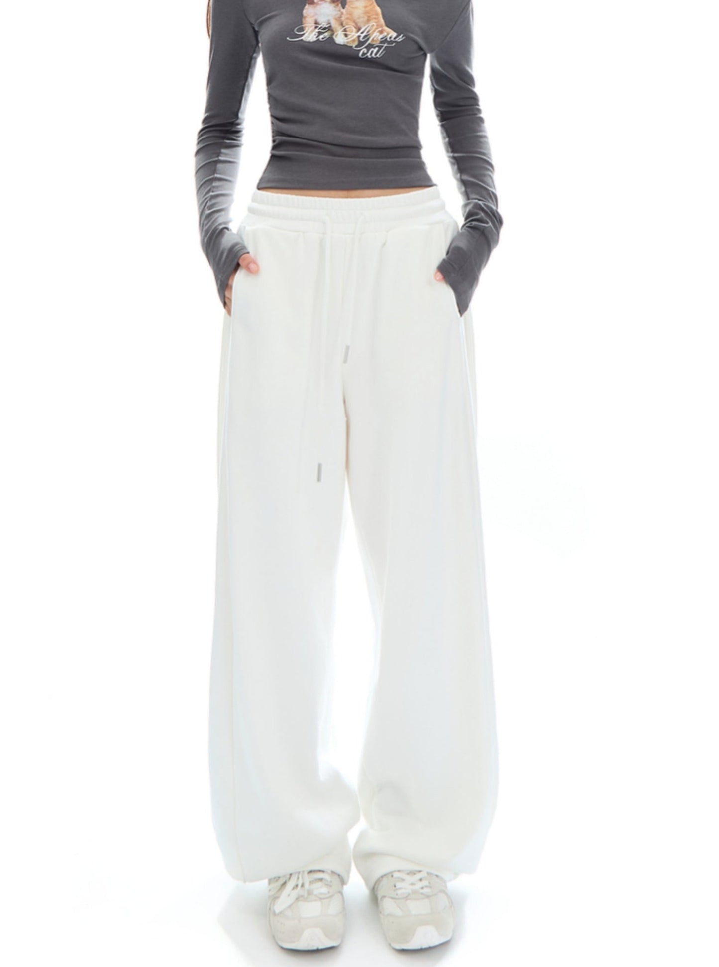 Relaxed Drawstring Sweatpants