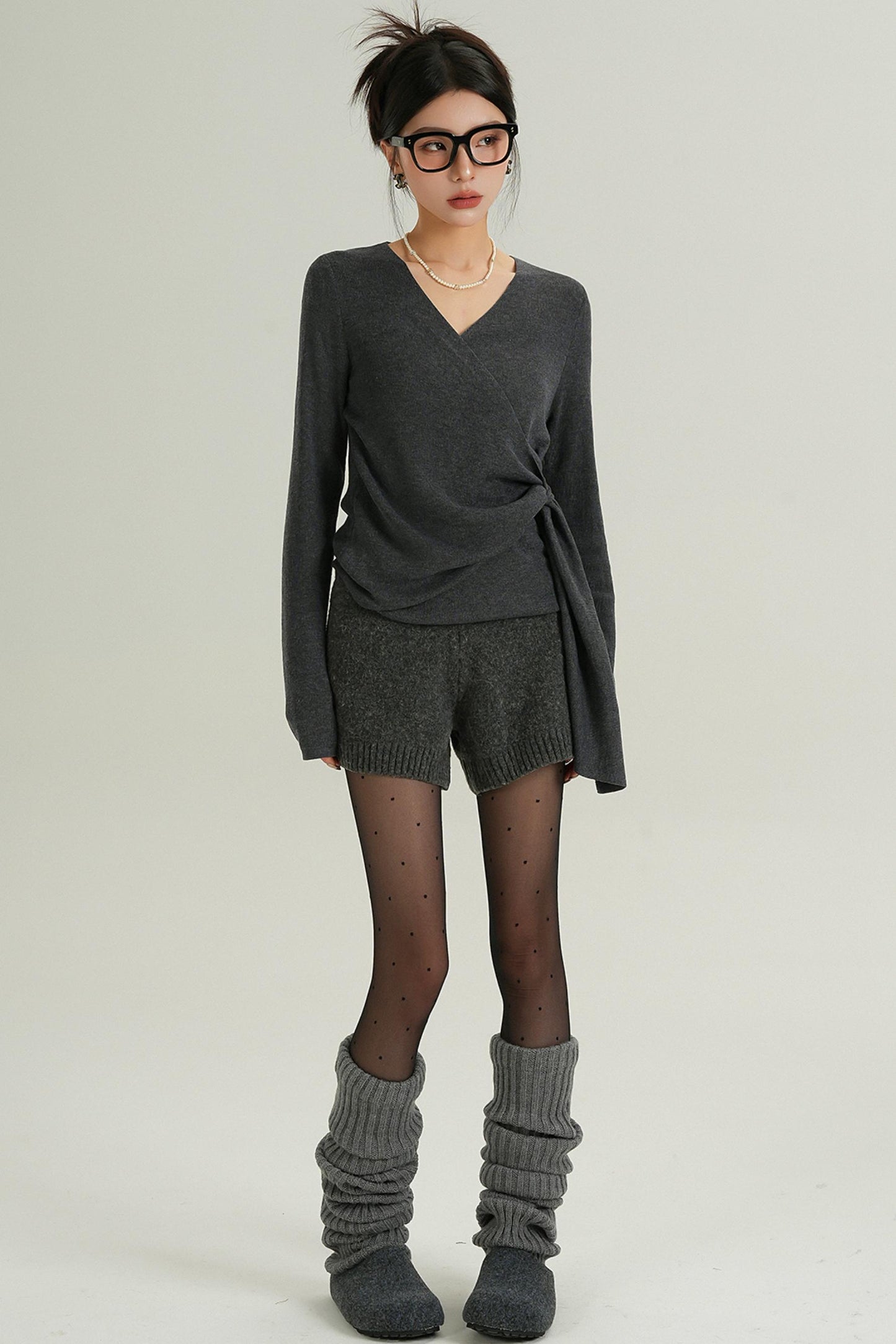 Modern Irregular Knit Sweater