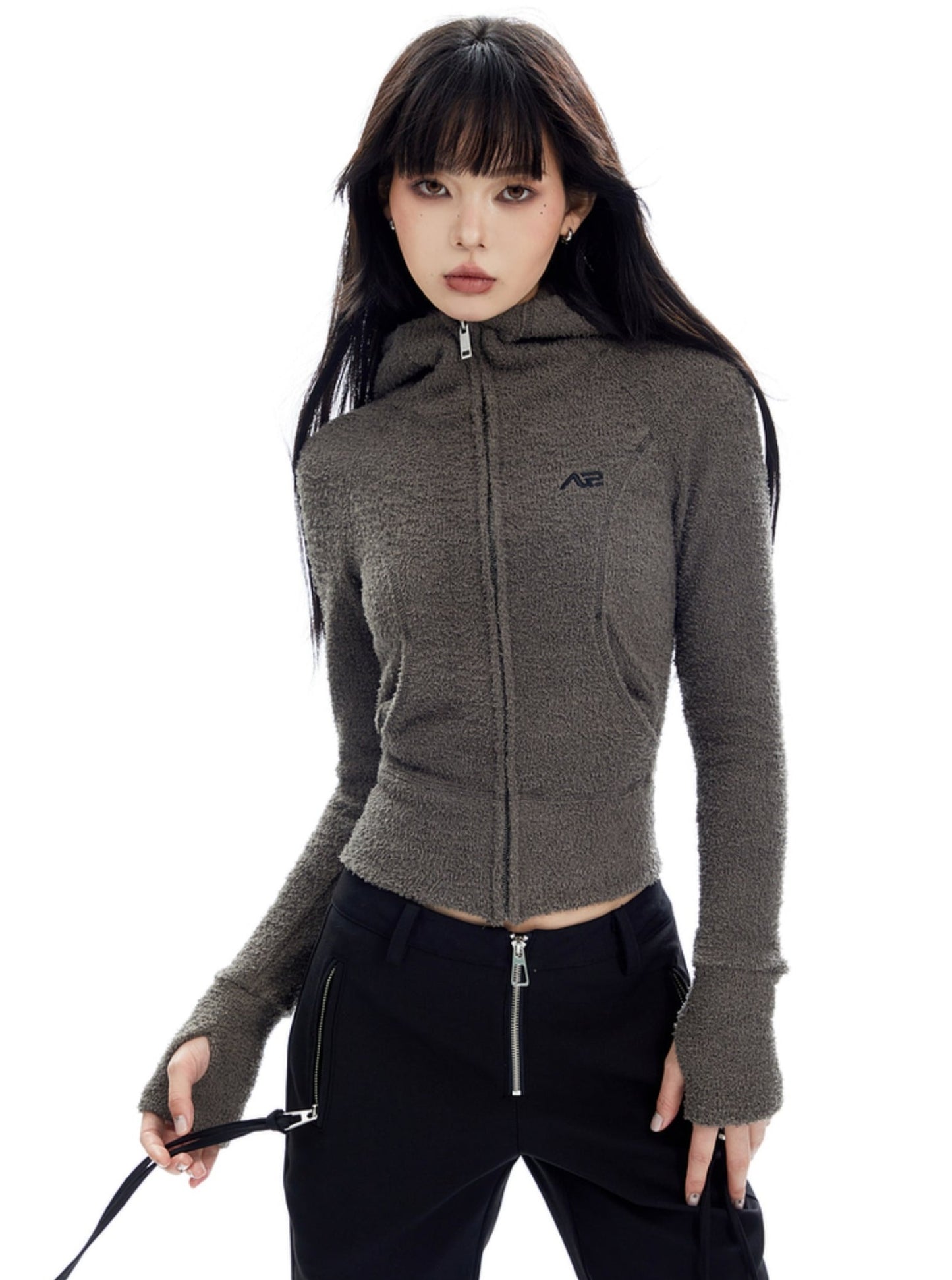 Hooded Cardigan Sweatshirt Jacket