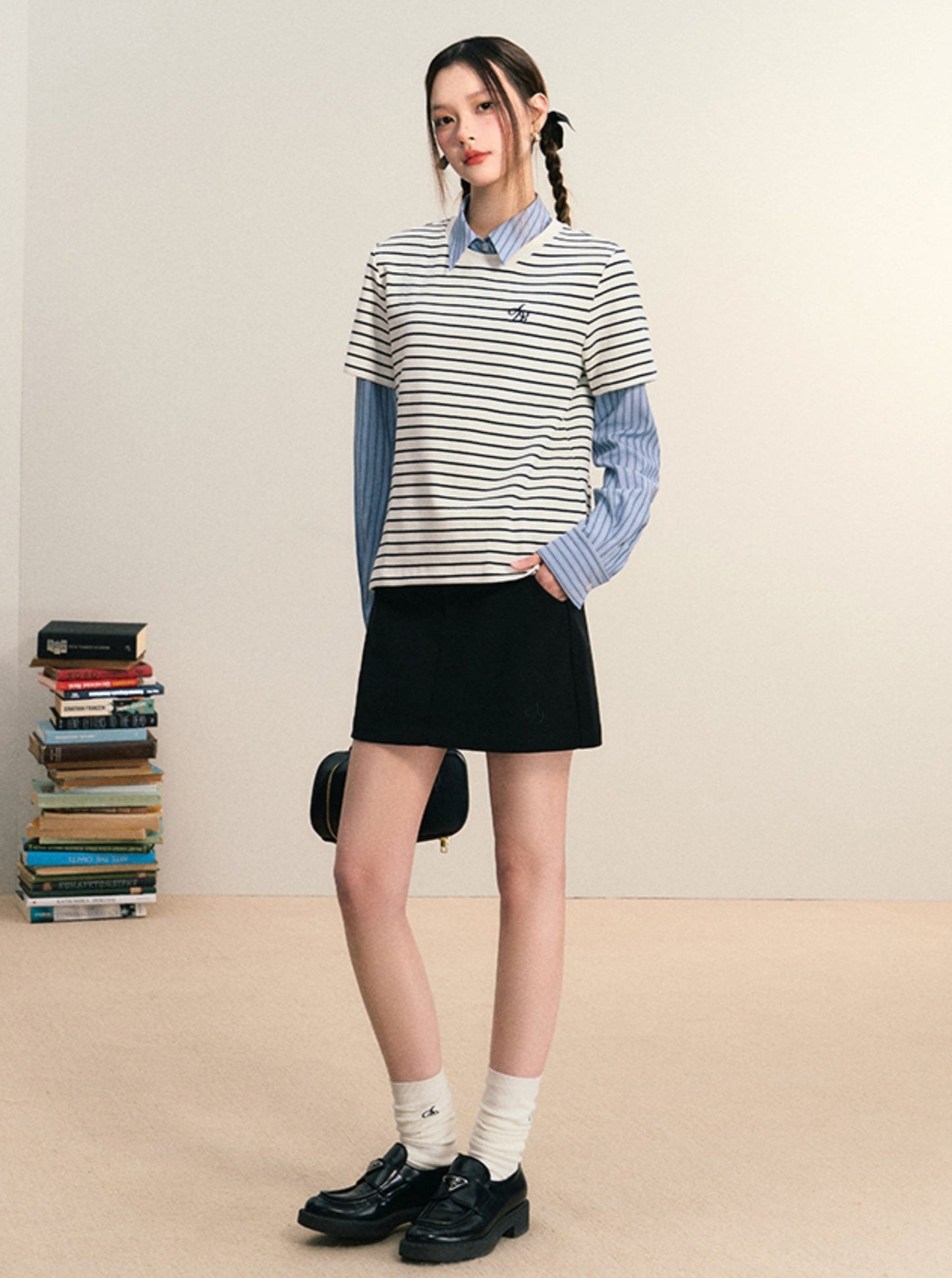 Striped Crew Neck T-Shirt