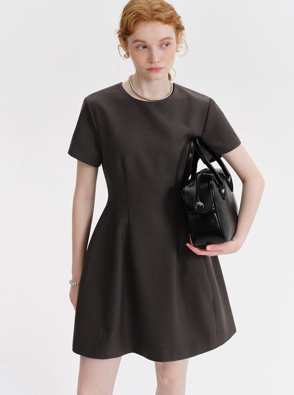 Hepburn Style Slim Long Dress