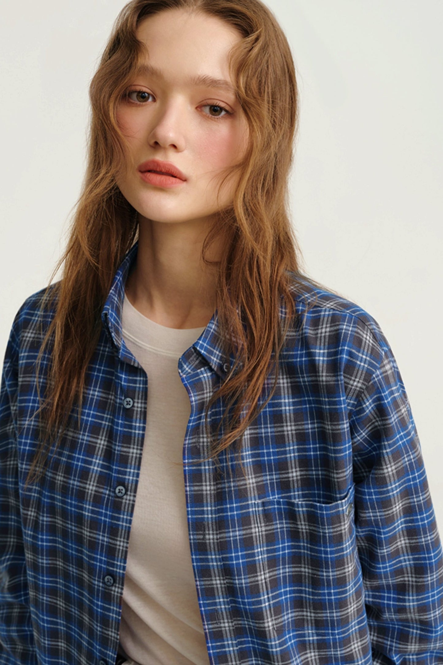 Vintage Plaid Long Sleeve Shirt