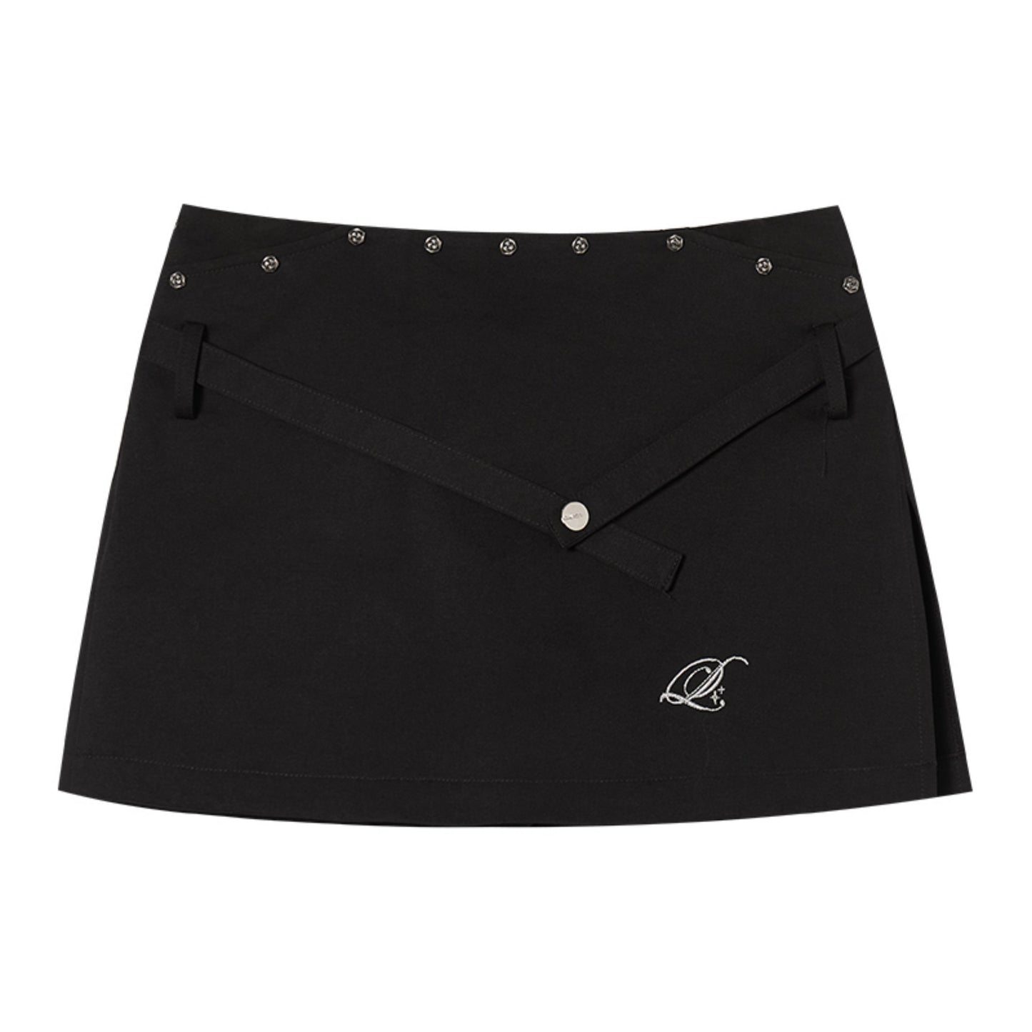 Summer Beige Gray Chic A-Line Skirt