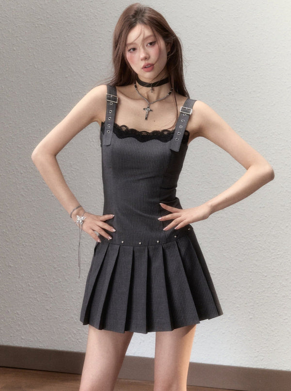 Personality Lace Slip Dress