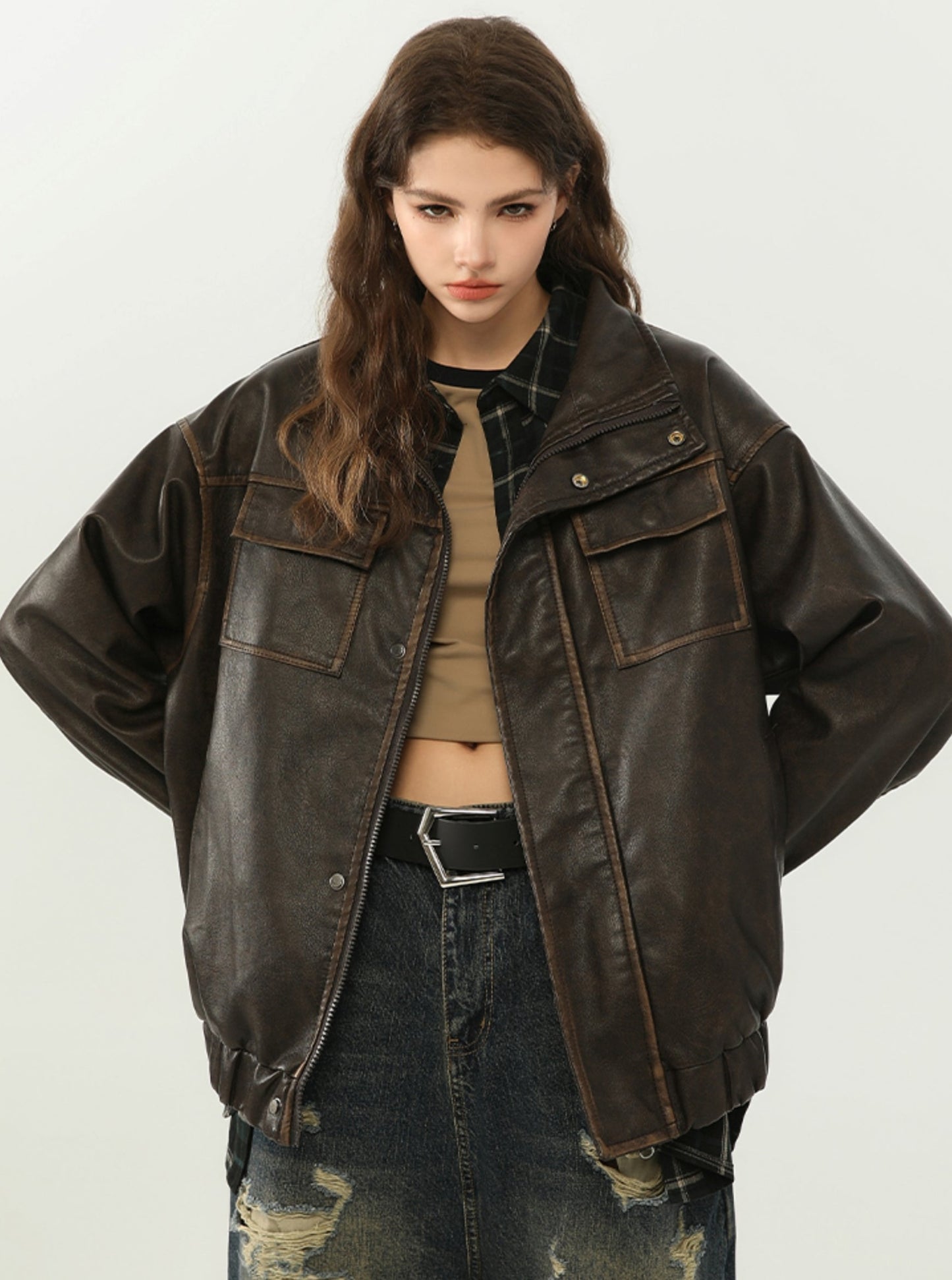 Sense Retro Motorcycle Jacket